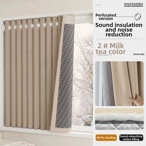 Nature Wind Sunshine | Noise Reducing Total Blackout Easy Installation Curtains