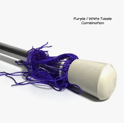 MAJORETTE Baton Twirler 18inch 20” 22” and 25 inches metal rods with colored tops white tips
