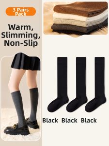 Cotton Slimming Warmth & Non-slip Long Sock