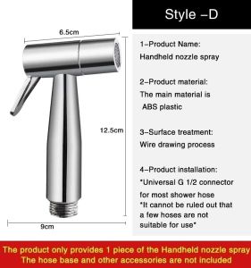 Bidet Toilet Sprayer Head Handheld Bidet Faucet Spray For Sanitary Shattaf Shower Head Self Cleaning Bathroom Accessories