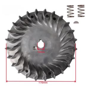 Aluminum Flywheel 10krpm For Non‑Predator 224/196/200/208cc Coleman CT200U/BT200X Massimo MB200 GX160/200 6.5hp MiniBike Parts