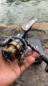 SeaHunter DK Dark Knight Spinning Reel 7+1BB 5.5:1 Drag 10kg Aluminum Alloy Body and Grip Power Handle All Metal Fishing Reel