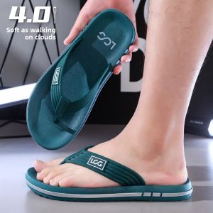Mens Summer Fashion Outdoor Wear Anti-Slip Odor-Resistant Soft Bottom Sandals Flip Flops Sports Slippers Casual Slip-On Shoes