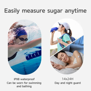 （Android only）Sibionics Dynamic Blood Glucose Monitor Dynamic Continuous Glucose Monitoring System Sensor Blood Glucose Sensor Freestyle Libre