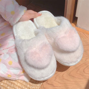 Dép Đi Trong Nhà Mùa Đông Thoải Mái Ấm Áp Chống Trượt Cho Nữ Dép Lười Bông Nhung Cỡ Nhỏ Kiểu Hàn Quốc Dép Lười Cotton