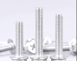 10Sets M6 Car Motorcycle License Plate Bolts Stainless Steel Hexagon Flange Screws Cross Flat Head Nuts Scooter Moped Tail Light
