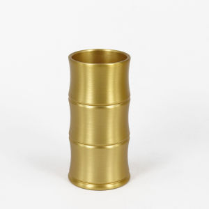 Bamboo Style Multifunctional Brass Vase for Storage Tools