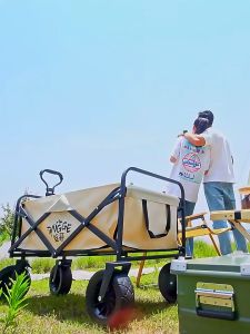 รถเข็นล้อโต รถเข็นพับ รถเข็นของ รถลาก รถเข็นแคมปิ้งล้อยางตันมีลูกปืน รถเข็นแข็งแรง รับน้ำหนักได้ถึง 150 กิโล