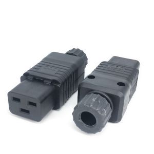IEC PDU UPS 16A 250VAC 320 C 19 plug IEC C19 DIY plug conector de alimentacao IEC conector IEC 320 C19 C19 Plugue femea Conect