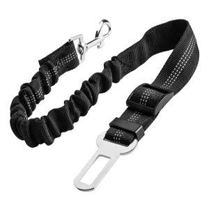 Dog safety leash pet car seat belt dog traction seat belt buffer elastic safety rope traction leash dog traction leash