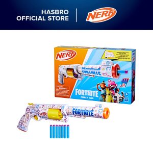 Nerf Fortnite Frenz 4 Ever Blaster Bonus Code To Unlock Frenz 4 Ever Wrap in the Game 6 Nerf Elite Darts 6-Dart Drum Fortnite Gifts