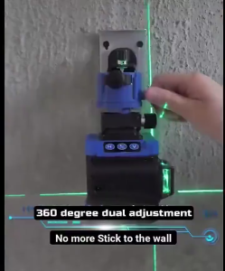 2.5mm/10m High Precision GREEN Laser Level 360° Rotary 4D Auto levelling Laser meter for construction/flooring/leveling with tripod Waterproof