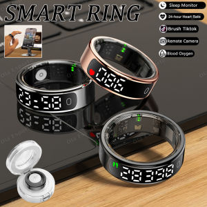New R13 Smart Ring 2025 Men Women with Charging Box Heart Rate Blood Oxygen Temperature Monitor5ATM Waterproof smartring 2025
