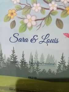 print UNDANGAN NIKAH ERBA 88210 ( isi 50 lembar) PERNIKAHAN SUNAT SUNATAN KHITAN KHITANAN FREE PLASTIK FOTO DESIGN