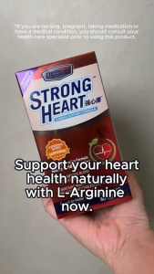 US Clinicals StrongHeart 80s | Relaxes Blood Vessels & Improves Blood Circulation | L-Arginine