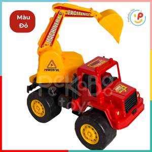 (Hàng VN) Đồ chơi Peekaboo xe cẩu công trình chạy trớn 42cm 665