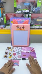 [KST] Mainan Edukasi Kreatif Unicorn Magnetic Drawing Papan Gambar Anak Meningkatkan Imajinasi