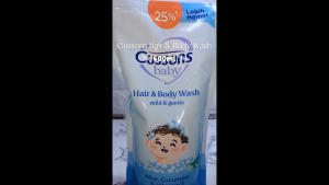 Cussons Baby Hair & Body Wash / Sabun Mandi Cair Bayi Mild & Gentle 600ML