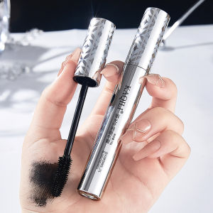 Kaqili Silver Fiber Mascara Womens Base Coat Long-lasting Waterproof Sweatproof Curling Thickening Non-smudging Eyelash Mascara