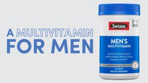 Swisse Mens Multivitamin วิตามินเสริมผู้ชายวัยทำงาน 60เม็ด EXP08/2027