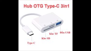 Hub OTG Type-C đọc thẻ nhớ đa năng