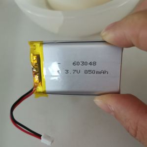 603048 3.7V 850mAh Rechargeable Lithium Polymer lipo Li-ion Battery for LED Lamp Driving Recorder