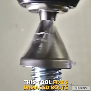 ดอกลบคมเกลียวน็อตตัวผู้ หัวซ่อมเกลียวใส่กับสว่าน - เครื่องมือซ่อมแซมแก้เกลียว สุขภาพและความงาม ลบคมเกลียวน็อต ลบคมขอบเพลา