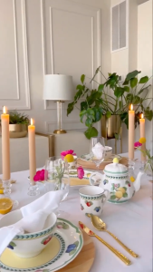 Bộ Bát Đĩa Sứ Cao Cấp French Garden Villeroy & Boch Dùng Được Máy Rửa Bát Lò Vi Sóng - Hàng Chính Hãng Nhập Khẩu Tại Đức
