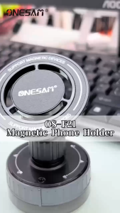[ Akiba ] ONESAM OS-F21 Magnetic Car Mount Holder 360 Rotating Car Windshield Dashboard Phone Holder