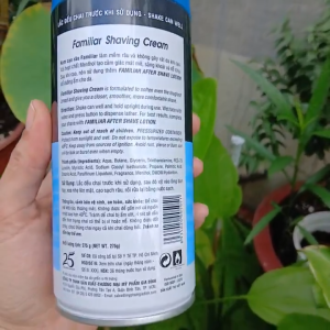 Kem Cạo Râu Familiar Menthol Shaving Cream Hương Bạc Hà Mát Lạnh 275gram