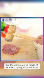 DS Meat Hammer wooden Two Sides Pounders Knock-sided For Steak Pork Kitchen Tools