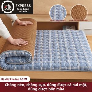 Đệm Mỏng Dạng Rattan Nhẹ & Di Động Đơn/Đôi