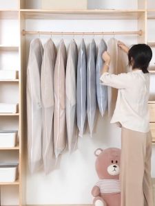 ถุงคลุมเสื้อผ้า ถุงคลุมเสื้อ ถุงใส่เสื้อผ้า ถุงเก็บฝุ่นมีซิป ถุงเก็บฝุ่นแบบใส