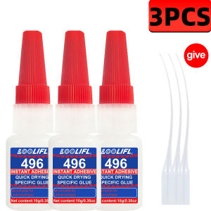 LOOLIFL | Bộ Keo Siêu Dính LOOLIFL 7 Món Khô Tức Thì Trong 5 Giây Độ Bám Dính Cao Chất Kết Dính Cyanoacrylate Dùng Cho Kính Gỗ Kim Loại - Đa Năng Sửa Chữa