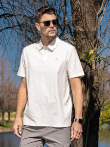 Enjeolon | Cooling Icy Silk Quick-Dry Anti-Bacterial Polo Shirt