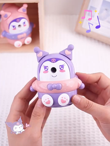 【1-3 Days Delivery】Sanrio Cute Kuromi Hand Crank Mechanical Pencil Sharpener Automatically Enters Lead School Supplies