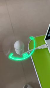 Portable USB LED Message Fan Programmable RGB Light Gooseneck Fan for Home Office Computer Rechargeable Fan Electronic Gadgets