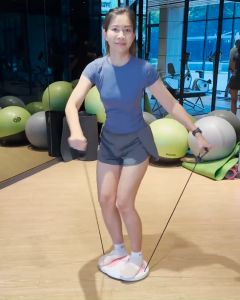 OML TWT1 จานทวิสพร้อมเชือก กระชับสัดส่วนเอว หน้าท้อง สะโพก จานหมุนออกกำลังกาย เสริมปุ่มแม่เหล็ก รับประกันสินค้า