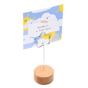 QINLEYI | Solid Wood Display Sign Price Tag