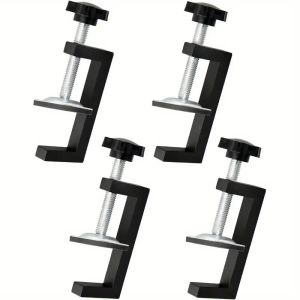 4Pcs fixture fixture range 10-57mm table clips adjustable screw clips small universal table clips for bedrooms kitchens bat