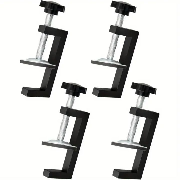 4Pcs fixture, fixture range 10-57mm table clips, adjustable screw clips ...