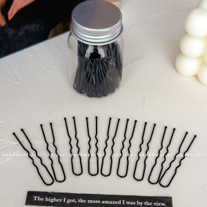 Bold Black Clip Tight Wire Clip Updo Fixed Broken Hair Storage Hairpin Seamless Paint-Free Hairpin