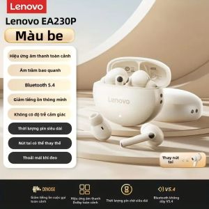 Lenovo | Tai Nghe Không Dây Lenovo EA230P Giảm Tiếng Ồn Độ Trễ Thấp Tai Nghe Chơi Game Trong Tai HD Có Bluetooth Chờ Lâu