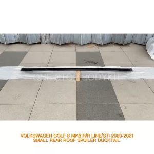 VOLKSWAGEN GOLF 8 MK8 R/R LINE/GTI 2020-2021 SMALL REAR ROOF SPOILER DUCKTAIL ABS SKIRT LIP BODYKIT