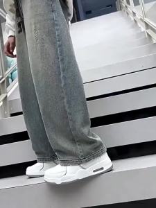 Denim Pants for Kids Boys 7-16Years Old Jeans Boy Maong Pants Straight Leg Pants 4 Pockets Wide Leg Trousers Fashion Loose Trending Pants
