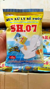 COMBO 3 GÓI ] Men Sinh Học Phân Giải Chất Thải Hầm Cầu SH07 - Khử Mùi Hôi - Phòng Tắc Nghẽn Hầm Cầu