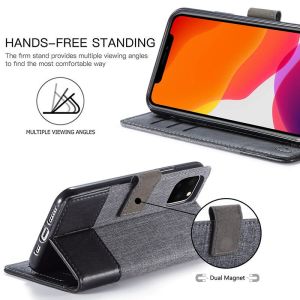 Ready Stock Casing For OPPO A58 5g A78 5g A98 5g A1 5g Canvas Flip Case Card Slot Phone Case Canvas Leather Wallet Flip Cover Stylish business matching