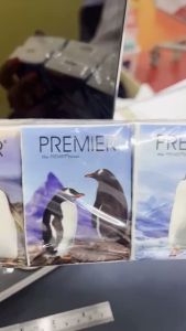 (ขายยกลัง400ชิ้น) กระดาษทิชชู่แบบพกพา PREMIER (1ห่อมี9แผ่น) นุ่ม ไม่เป็นขุย ขนาดพกพาสะดวก ใช้ง่ายปลอดภัย 100%