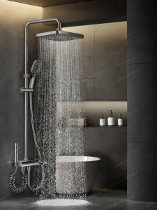 JIAYUN | Pressure-boosting Thermostatic Bathroom Shower Head Set