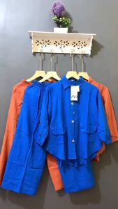 ONE SET LINEN ZARA/ATASAN MUSLIMAH TERBARU/BUSANA MUSLIMAH TERBARU